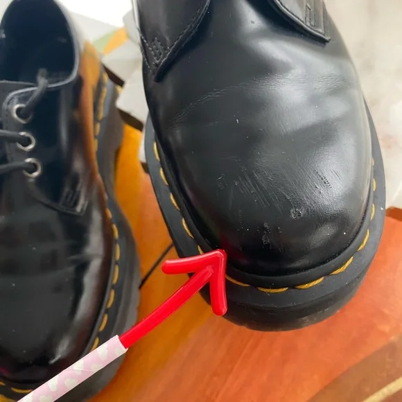 Dr. Martens 1461 Quad Smooth Leather Platform u Unisex Size 5 men’s / 6 women’s - Picture 8 of 16